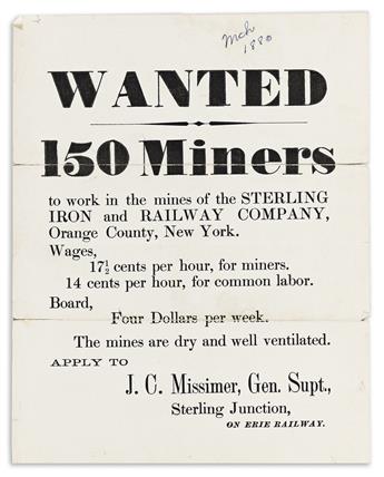 (NEW YORK.) Records of the Sterling iron mines and railway in Orange County.